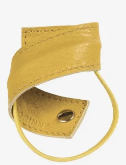 Corinne Leather Band Short Bendable - Hårsnoddar YELLOW Online