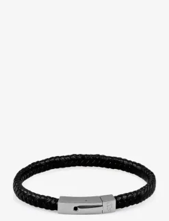 edd. Leather Bracelet Singel - Armband BLACK Discount