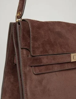 Lee Radziwill Suede Large Shoulder Bag - Handväskor|Tory Burch Hot