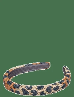 Leopa Slim Beaded Hairbrace - Hårband & Diadem|Becksöndergaard Online
