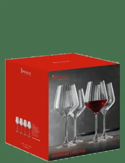 Spiegelau LifeStyle Burgundy glass 4-p - Vinglas CLEAR Discount