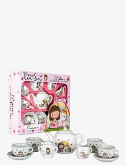 Barbo Toys Lillie & Ellie - 12 pcs porcelain tea set - Leksakskök & Tillbehör MULTI Hot