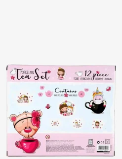 Barbo Toys Lillie & Ellie - 12 pcs porcelain tea set - Leksakskök & Tillbehör MULTI Hot