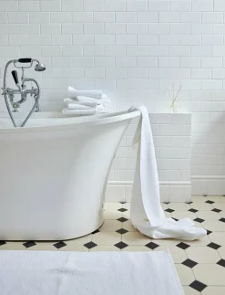 Himla Lina Handduk - Handdukar WHITE New