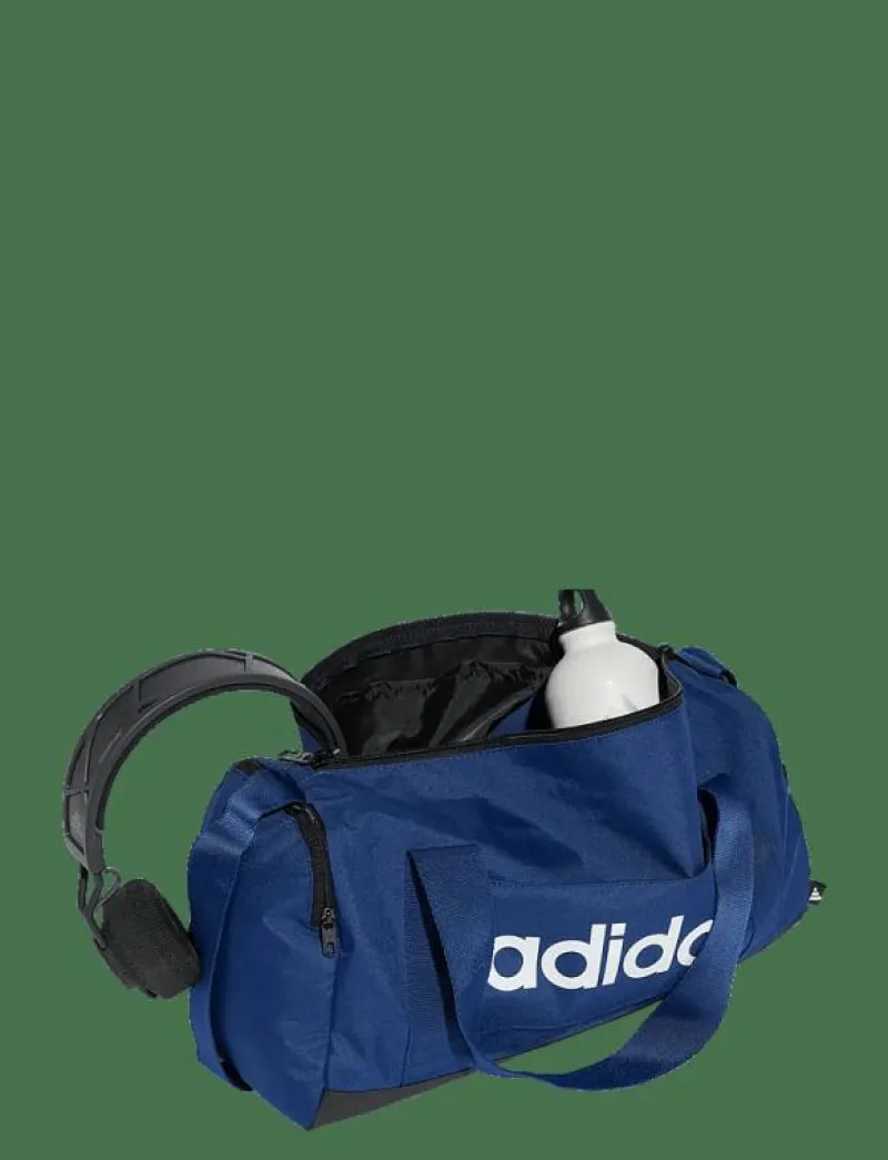 adidas Performance LINEAR DUFF XS - Gymväskor DKBLUE/WHITE Hot