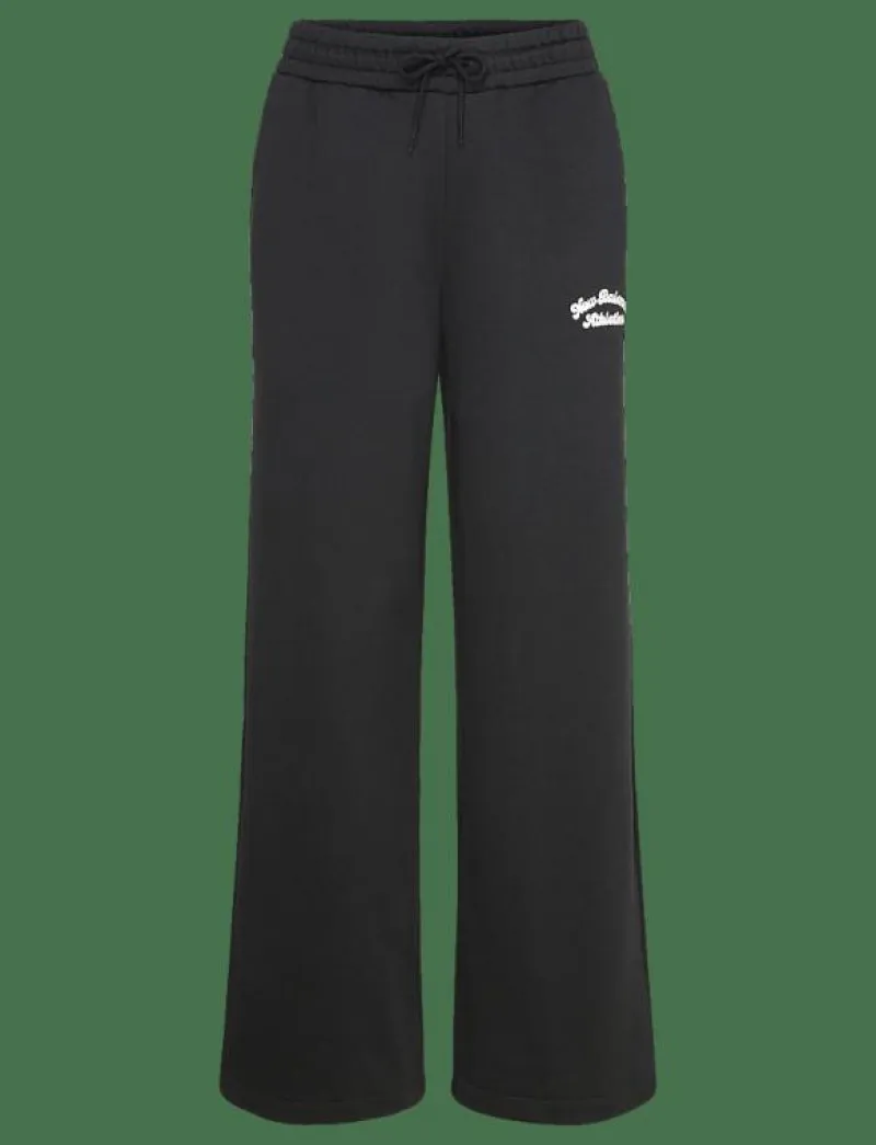 New Balance Linear Heritage Fleece Wide Leg Pant - Sweatpants BLACK Best