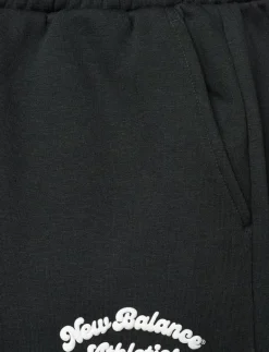 New Balance Linear Heritage Fleece Wide Leg Pant - Sweatpants BLACK Best