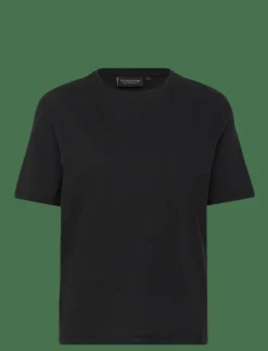 Linen Blend Boxy Tee - T-shirts|Lexington Clothing