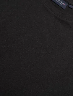 Linen Blend Boxy Tee - T-shirts|Lexington Clothing