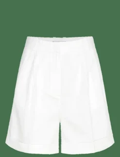 Tommy Hilfiger LINEN MIX PLEATED SHORT - paper bag shorts IVORY PETAL Discount