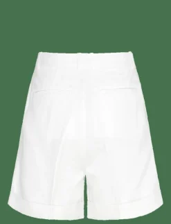Tommy Hilfiger LINEN MIX PLEATED SHORT - paper bag shorts IVORY PETAL Discount