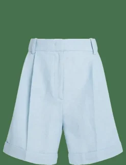 Tommy Hilfiger LINEN MIX PLEATED SHORT - Casual shorts BREEZY BLUE Sale