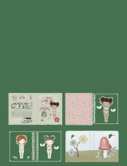 Little Dutch - Dress Up Book - Fairy Garden - Klistermärken GREEN Hot
