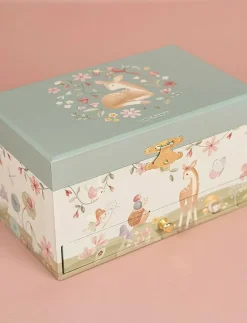 Little Dutch Jewellerybox Deer Forest Friends - Smyckeskrin GREEN