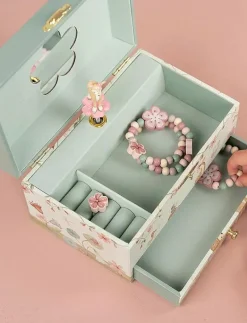 Little Dutch Jewellerybox Deer Forest Friends - Smyckeskrin GREEN