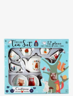 Barbo Toys Little Woodies - 12 pcs porcelain tea set - Leksakskök & Tillbehör MULTI Hot