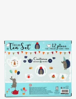 Barbo Toys Little Woodies - 12 pcs porcelain tea set - Leksakskök & Tillbehör MULTI Hot
