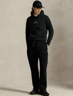 Polo Ralph Lauren Logo Double-Knit Hoodie - Hoodies POLO BLACK Sale