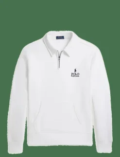 Logo Fleece Collared Sweatshirt - Stickat|Polo Ralph Lauren Discount