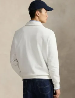 Logo Fleece Collared Sweatshirt - Stickat|Polo Ralph Lauren Discount