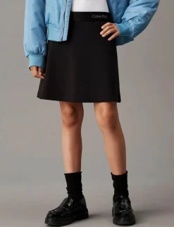 LOGO TAPE FLARE PUNTO SKIRT - Kort kjol|Calvin Klein Outlet