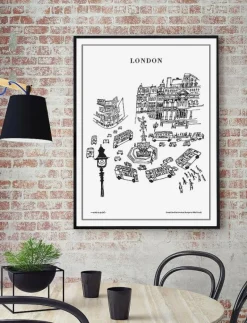 Olle Eksell London - Posters MULTICOLOUR Hot