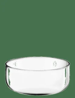 Muurla Loop låg burk med lock 12 cm, klar/teal/bärnsten - Förvaringsburkar CLEAR Online