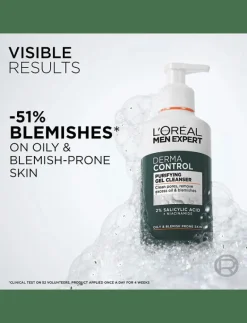 Men Expert Derma Control 2-i-1 punktbehandling & ansiktsmask för oren hud 45 ml - Ansiktsvård|L'Oréal Paris Online