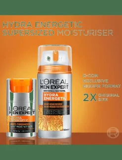L'Oréal Paris Men Expert Hydra Energetic 24H Anti-Tiredness Moisturiser 50 ml - Ansiktsvård Online