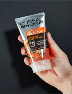 Men Expert Hydra Energetic Wake Up Boost Wash 100 ml - Ansiktsvård|L'Oréal Paris Outlet