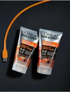 Men Expert Hydra Energetic Wake Up Boost Wash 100 ml - Ansiktsvård|L'Oréal Paris Outlet