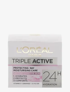 L'Oréal Paris Triple Active Day Cream Dry & Sensitive Skin 50 ml - Ansiktsvård Best