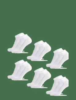 Danish Endurance Low-Cut Bamboo Dress Socks 6-pack - Strumpor WHITE New
