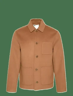 LS DOUBLE FACE WOOL BLEND CHORE - Ulljackor|Calvin Klein Outlet