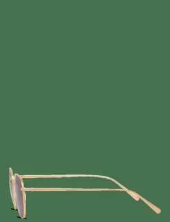 Lucca Gold Brown - Round Frame|Corlin Eyewear Hot