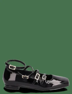 ALOHAS Luke Leather Ballet Flats - Ballerinas ONIX BLACK Clearance