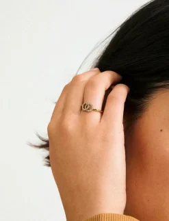 LULU halos stack ring gold-plated - Ringar|Pilgrim Sale