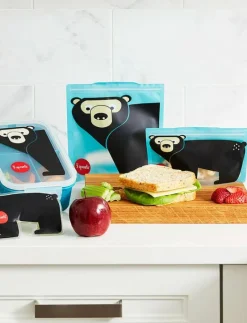 3 Sprouts Lunch Box - Lunchlådor BEIGE - BEAR Hot