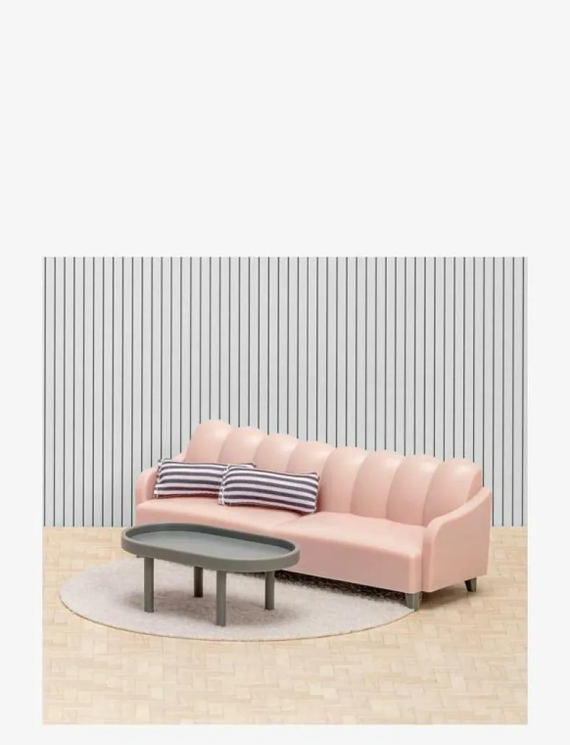 BASIC VARDAGSRUMSSET - Tillbehör till dockhus|Lundby Best