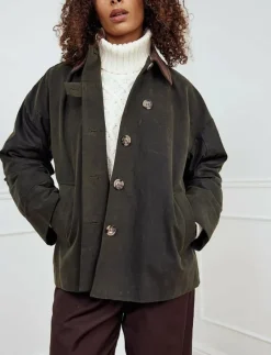 Noella Lupita Wax Jacket - Utilityjackor MILITARY GREEN Sale