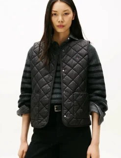 Tommy Hilfiger LW PADDED REG QUILTED VEST - Quiltade västar BLACK Online