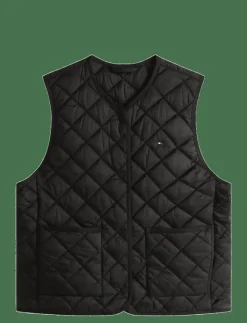 Tommy Hilfiger LW PADDED REG QUILTED VEST - Quiltade västar BLACK Online
