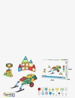 Suntoy MAGMASTER - 48PCS MAGNETIC CONSTRUCTION BLOCKS - Byggsats MULTICOLOURED Online