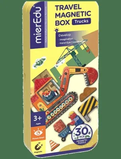 Magnetic Travel Box - Construction Site - Pysselset|mierEdu Hot