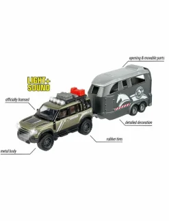 Grand Series - Land Rover med Hästtransport - Leksaksfordon|Majorette Sale