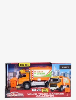 Majorette Grand Series - Volvo FMX Sopbil - Leksaksfordon ORANGE Clearance