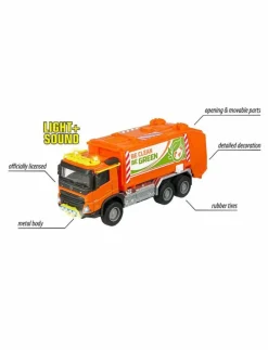 Majorette Grand Series - Volvo FMX Sopbil - Leksaksfordon ORANGE Clearance