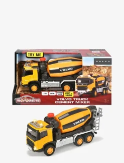 Majorette Grand Series - Volvo Lastbil med Cementblandare - Byggmaskiner YELLOW