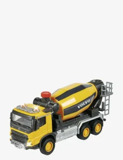 Majorette Grand Series - Volvo Lastbil med Cementblandare - Byggmaskiner YELLOW
