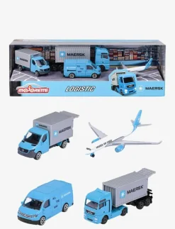 Maersk 4-Pack Presentförpackning - Lastbilar|Majorette Discount
